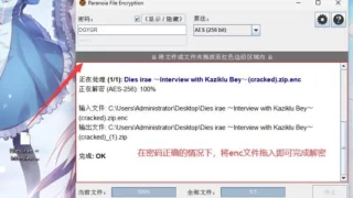 [软件]enc文件即Paranoia File &Text Encryption解密方式