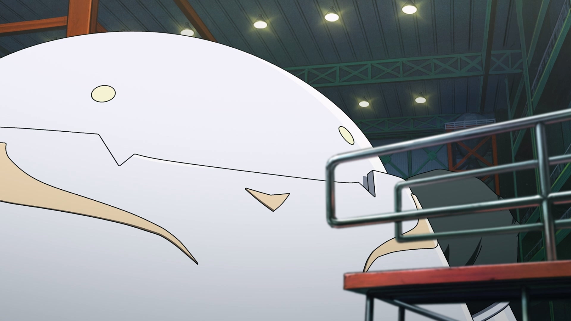 很不习惯这样的平川大辅,但搭配蛋头机器人的外观来看其实还挺可爱的,只是希望更有机器人感一点 image