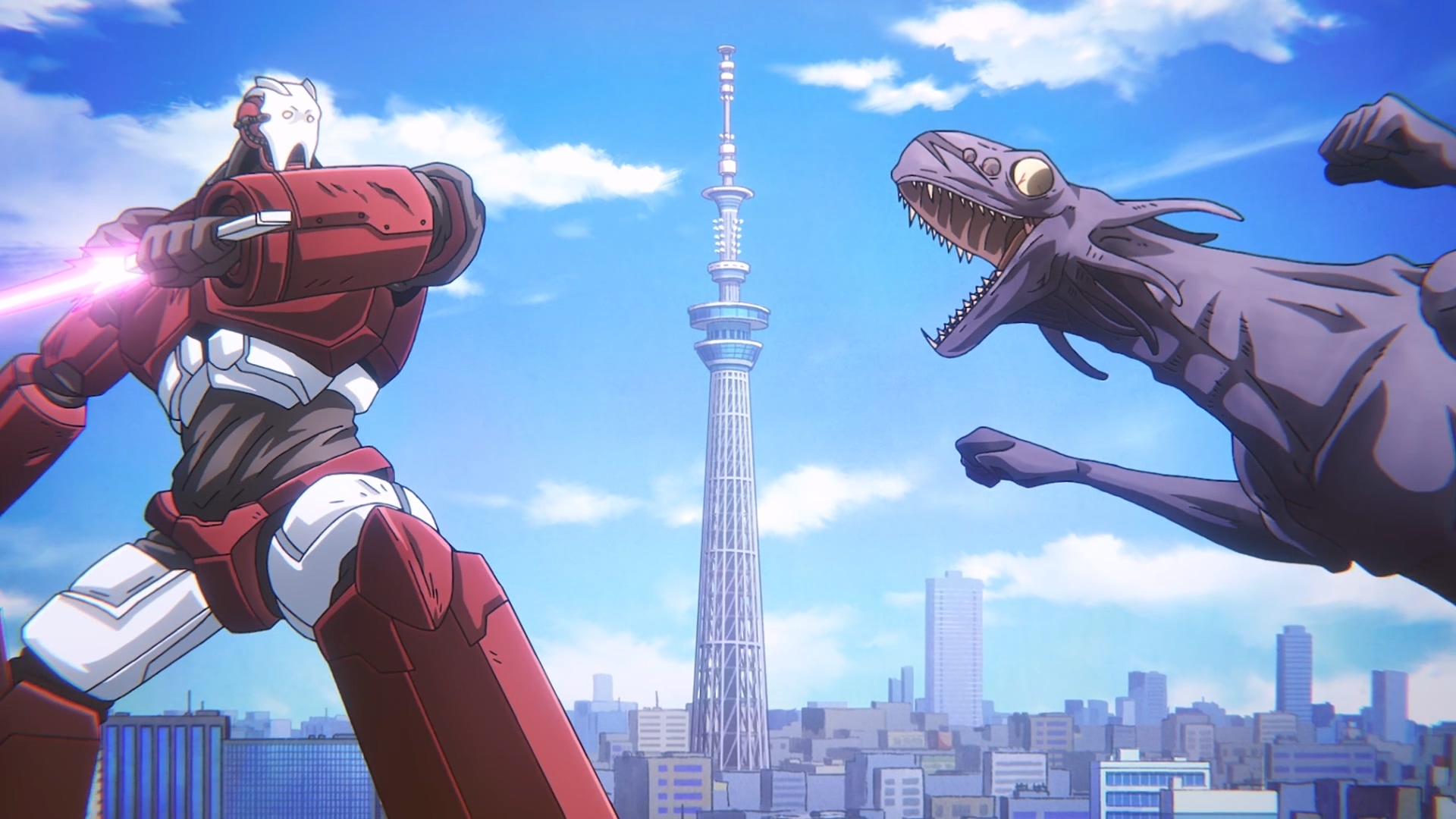 不管是多强的银河怪兽都战胜不了这对搭档,在他的努力下,人类也成功研究出了毁灭兵器,决定要与怪兽在太空决战 image