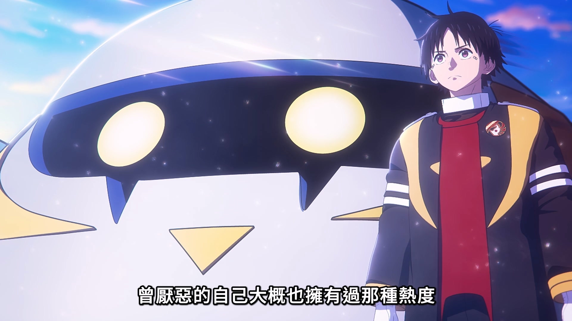 如果你也是喜欢这些元素的怀旧观众,那不妨就多追看个几话,或许铁男和YUKIO的冒险会让你爱上这部作品喔! image