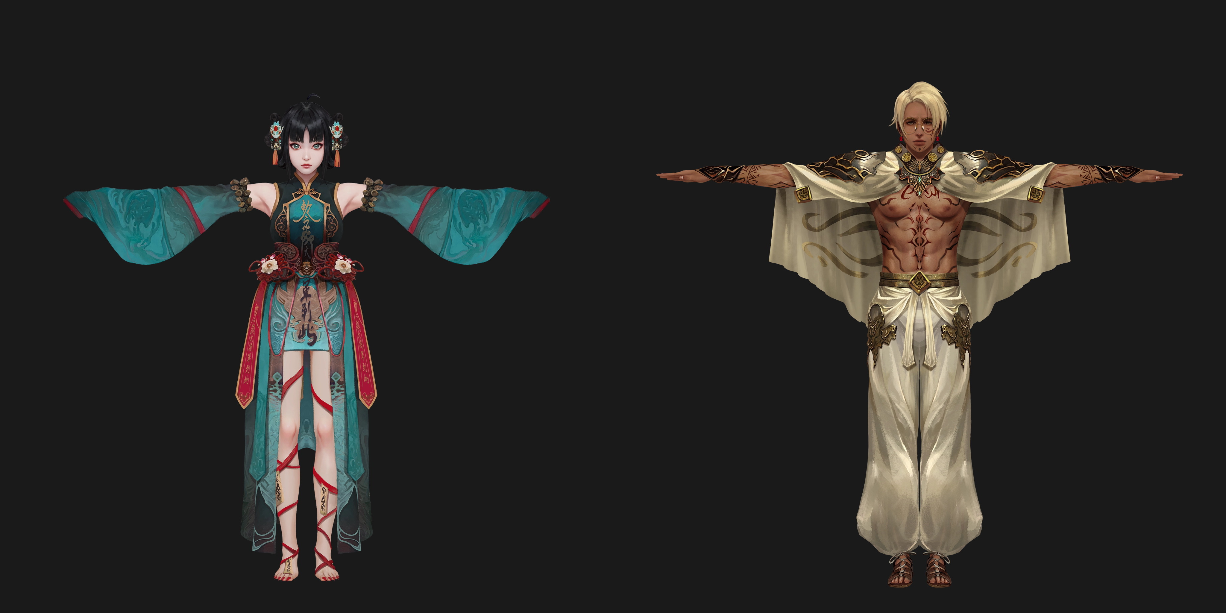 《逐墨》角色设计 image