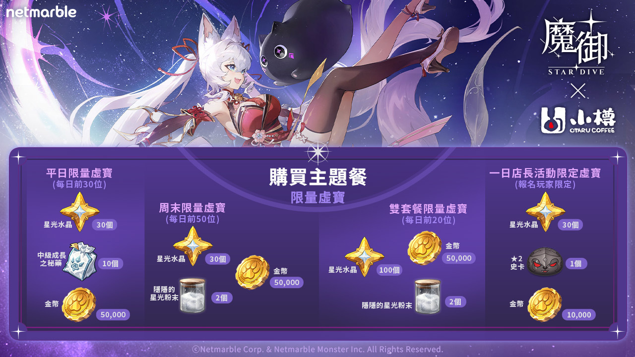 购买主题餐点即有机会获得限量虚宝。 image