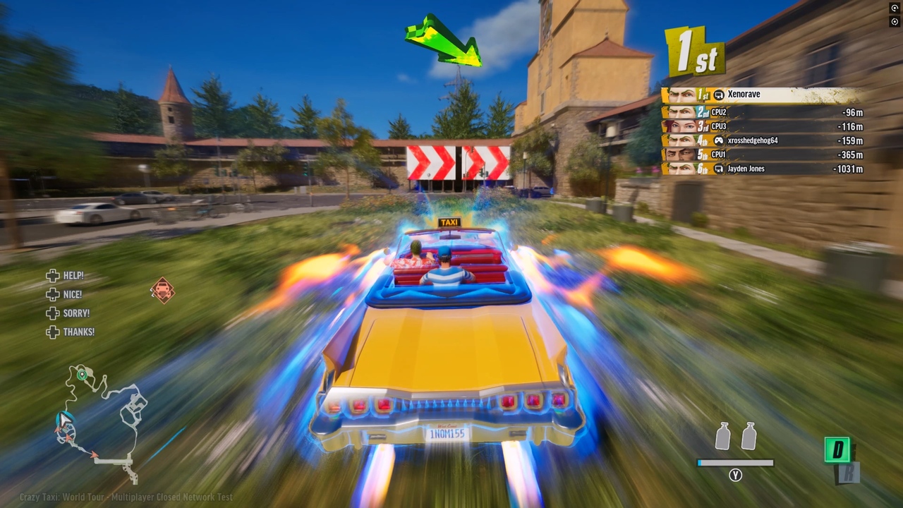 [游戏][资讯][PC]《瘋狂計程車：極速環遊》封測體驗報導 盡情享受瘋狂的載客競速！