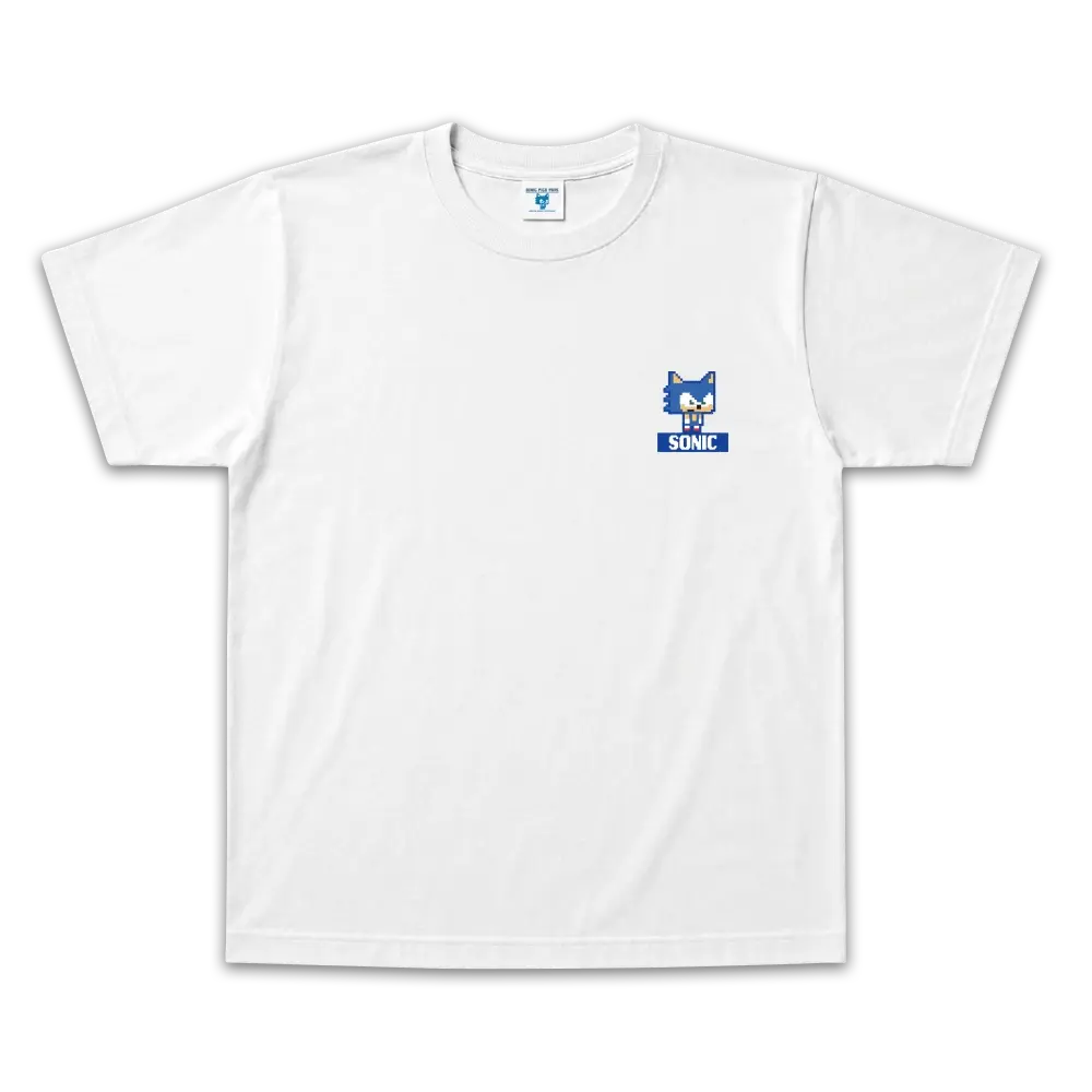 《SONIC PICO PARK》刺繡T恤 索尼克/夏特 尺寸:M/L/2L image