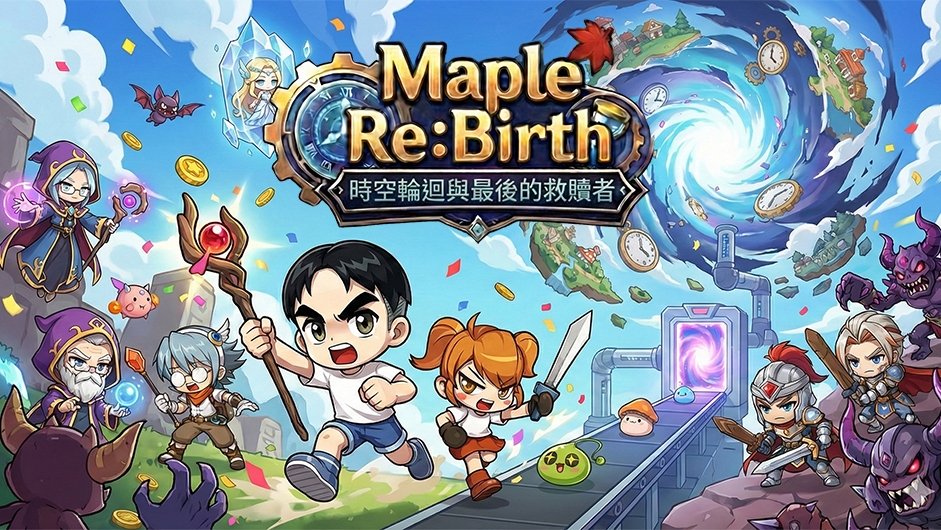 [游戏][资讯][PC]《楓之谷世界》放置型轉生 RPG 新作《Maple Re:Birth》明日上線 主打無限轉生與四大才能