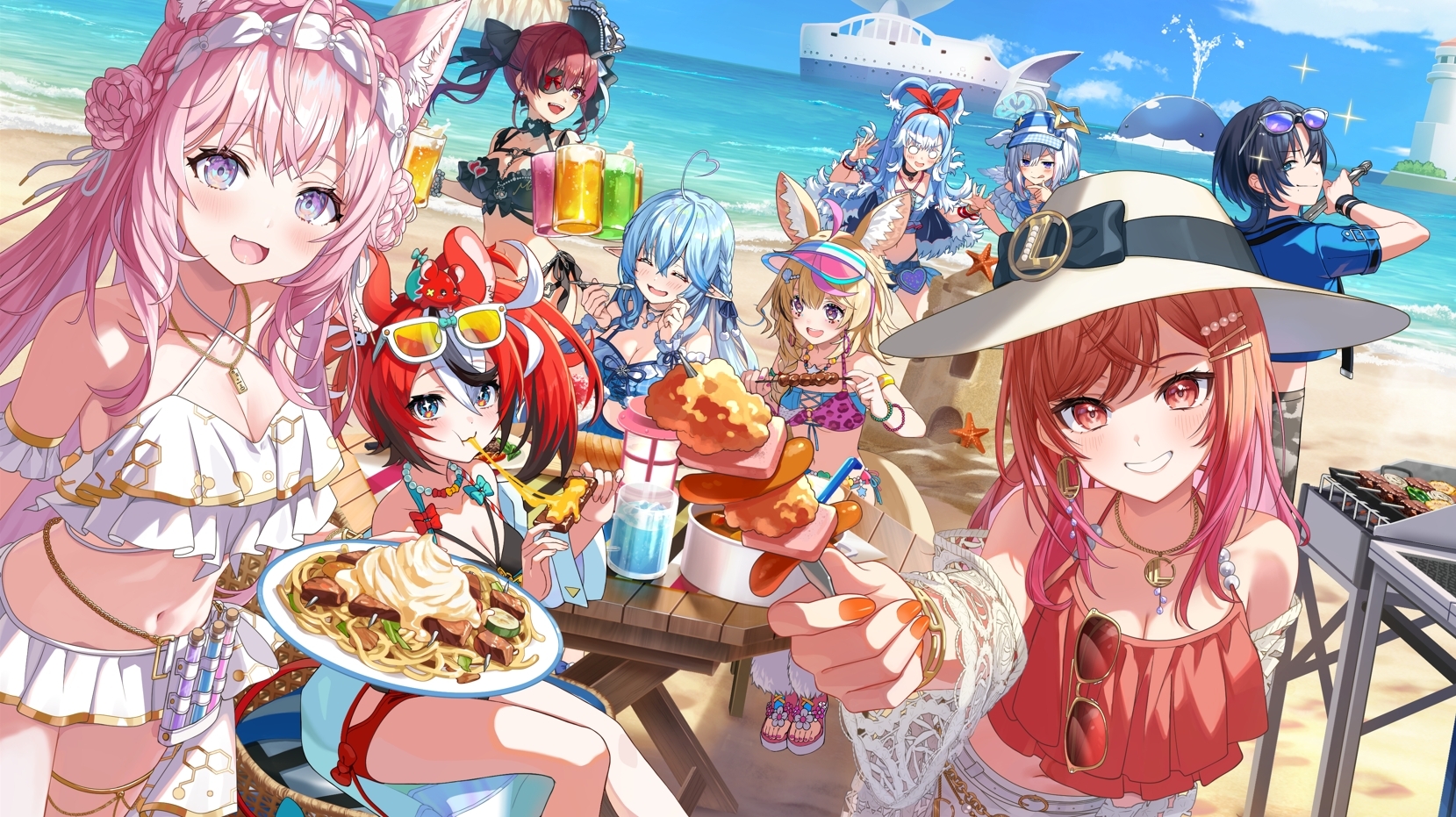 [游戏][资讯][PC]《hololive Dreams》首次大型更新 第 3 区域“汽水泡泡湾”将于 9 月 29 日登场、实装全新小游戏“水花飞球”