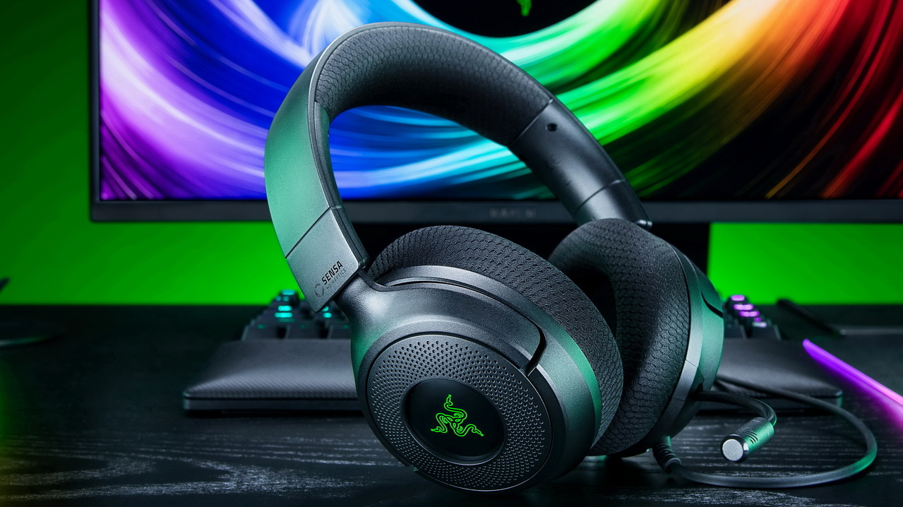 [游戏][资讯][PC]Razer 推出搭載觸覺回饋技術的有線電競耳麥 Kraken V4 X Sensa HD Haptics Edition