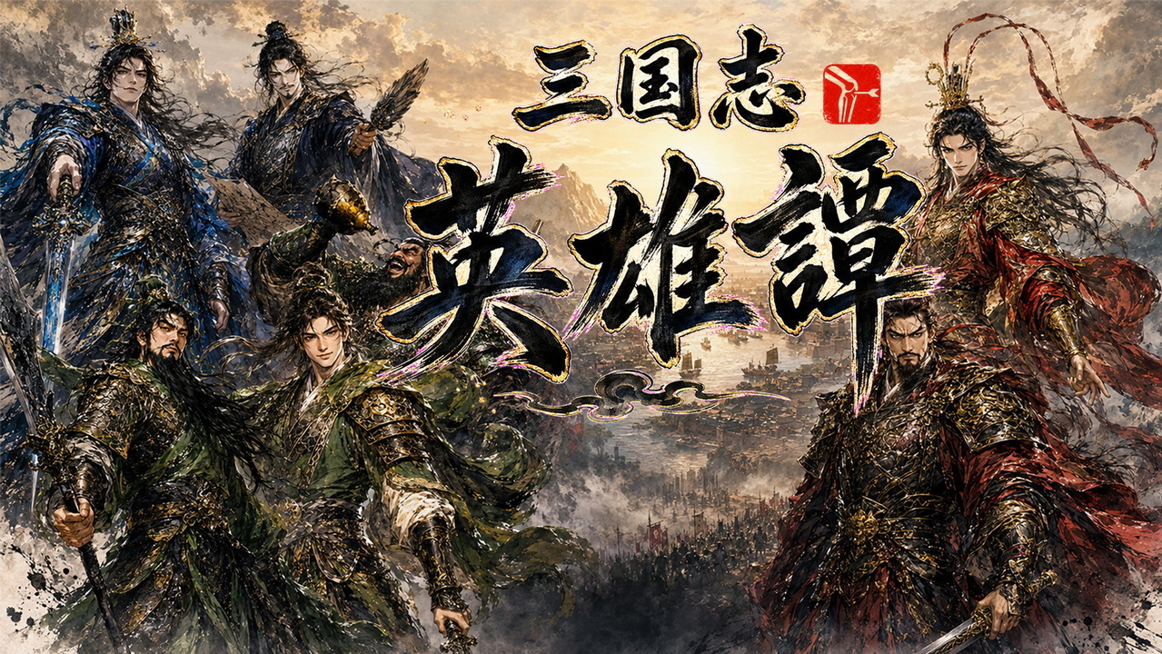 [游戏][资讯][PC]從 450 多位名武將中選擇主角 三國志 RPG × 天下統一 SLG《三國志英雄譚》公開