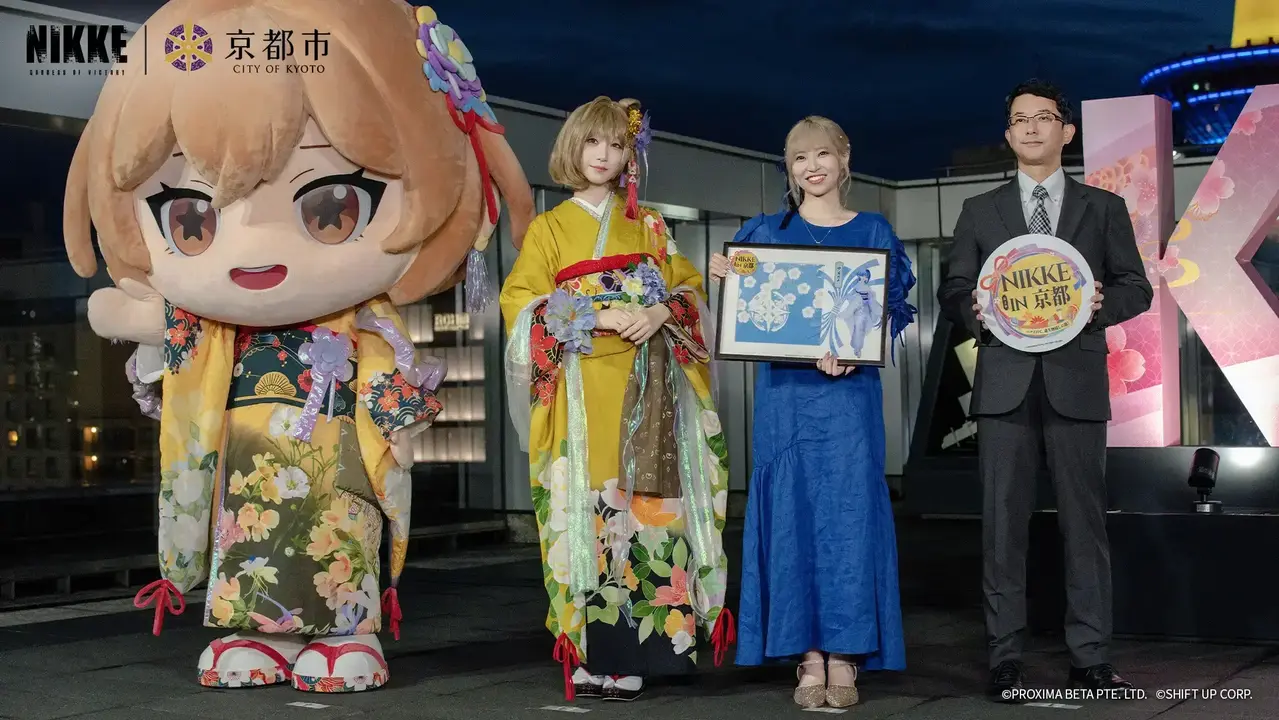 [游戏][资讯][PC]《勝利女神：妮姬》in 京都第 2 彈聯動企劃進行中 Nidec 京都塔點燈儀式順利落幕