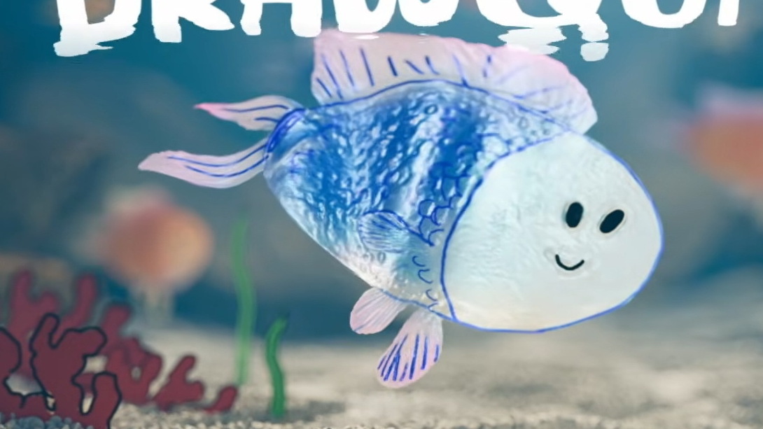 [游戏][资讯][PC]讓孩子的手繪塗鴉游起來！療癒系沙盒遊戲《彩繪水族箱 Drawquarium》11 月 14 日登陸  Steam