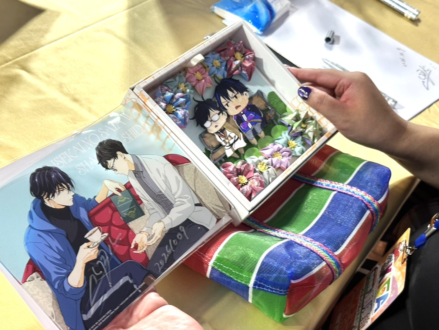 粉絲親手準備小禮物給八月八(圖/青文出版社提供) image